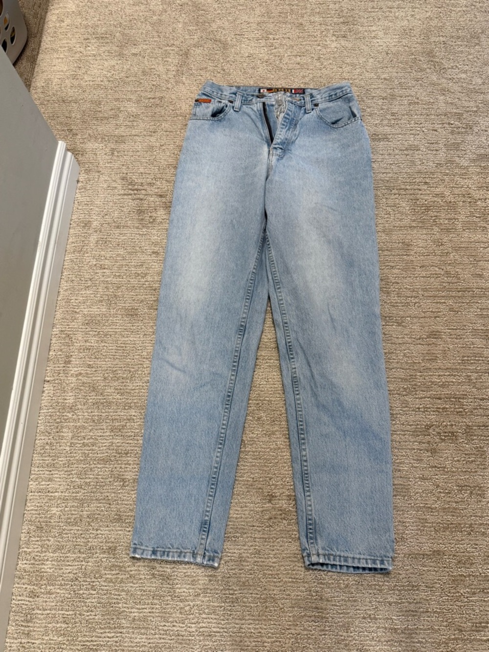 Light Wash IKEDA Classic Straight Jeans